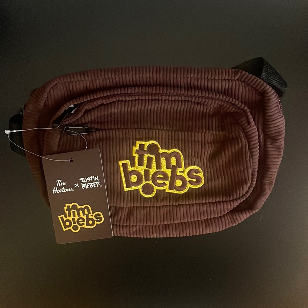 Justin Bieber x Tim Hortons collaboration Fanny pack